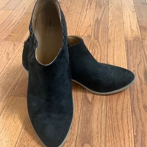Black Suede Shoe Bootie
